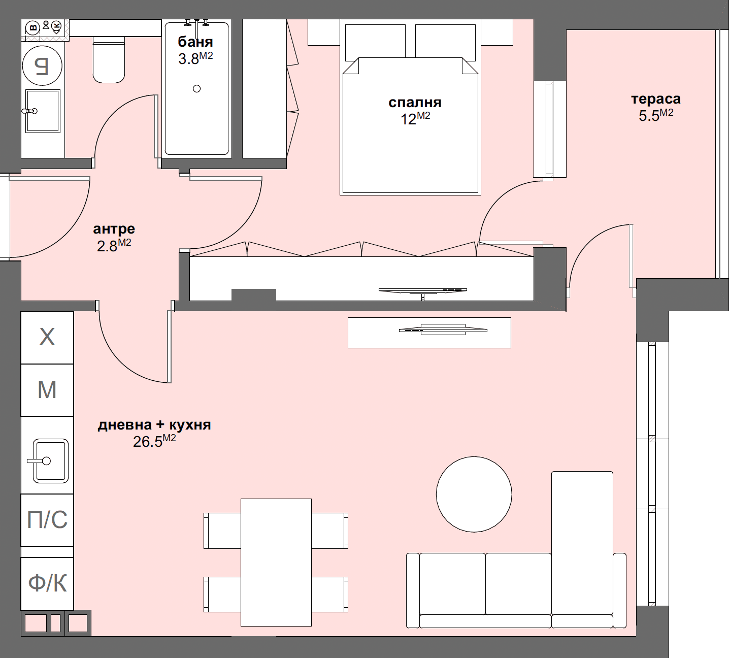 Apartment № B9-graphic