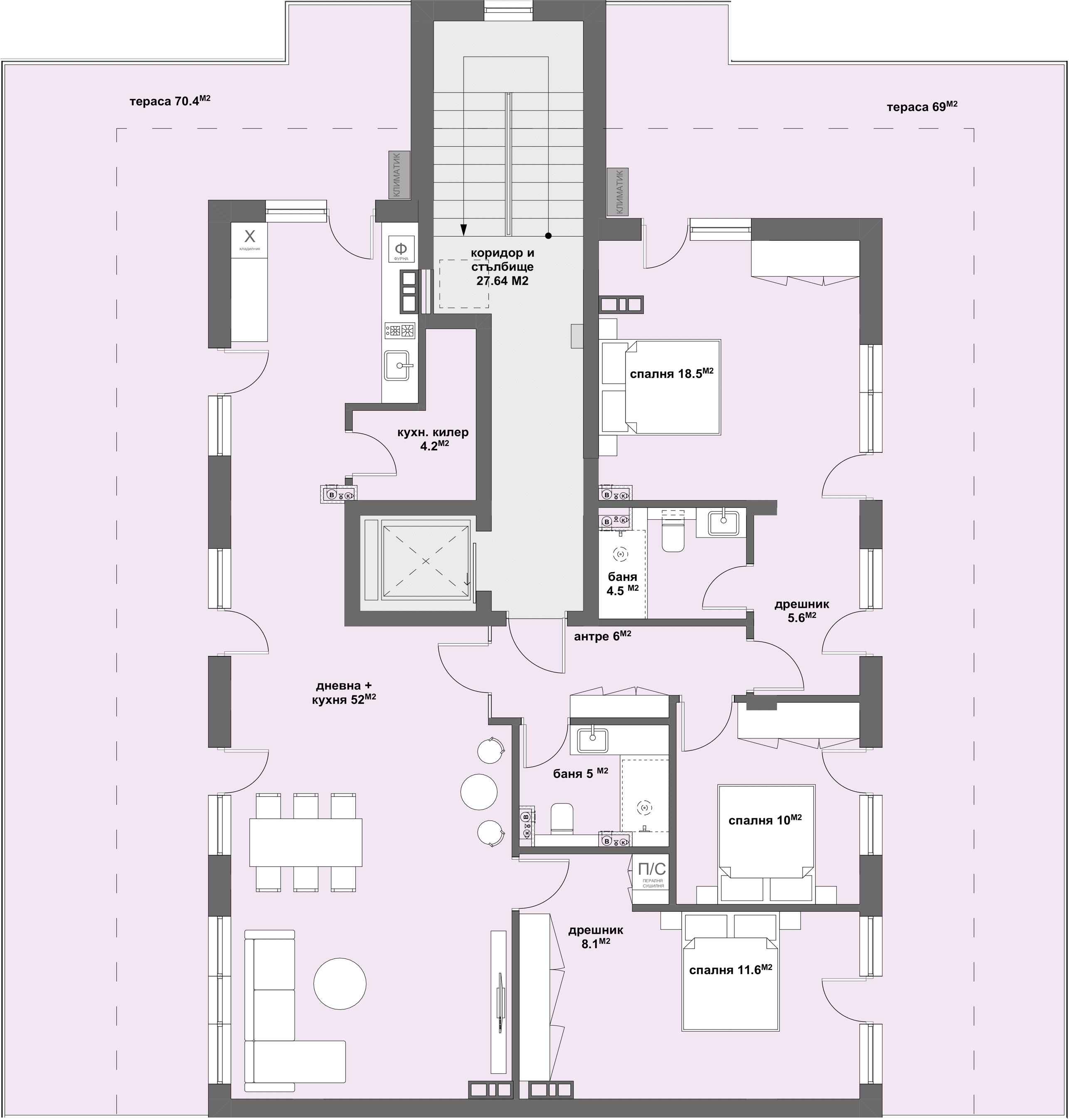 Апартамент №32/33-graphic