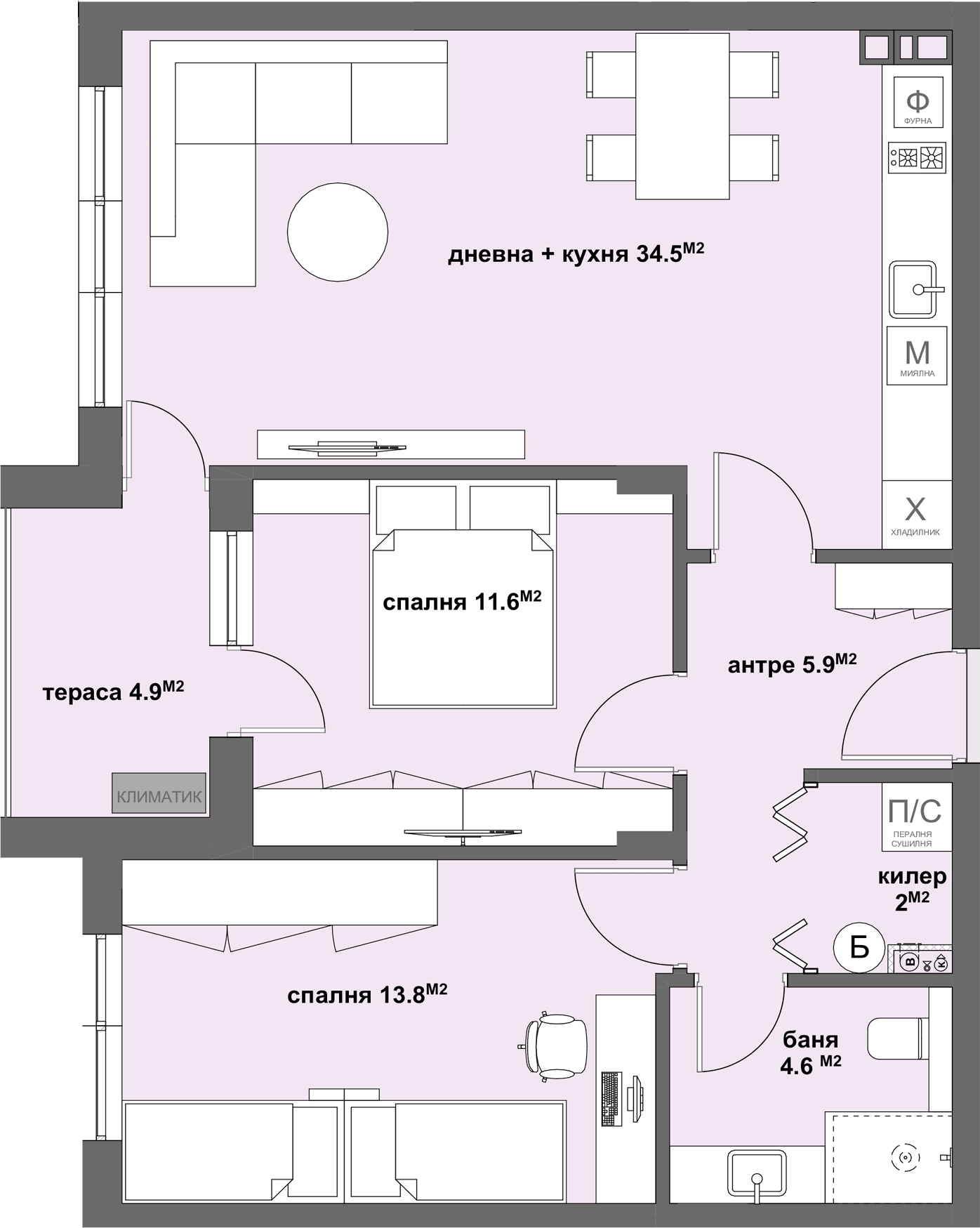 Апартамент № 54-graphic