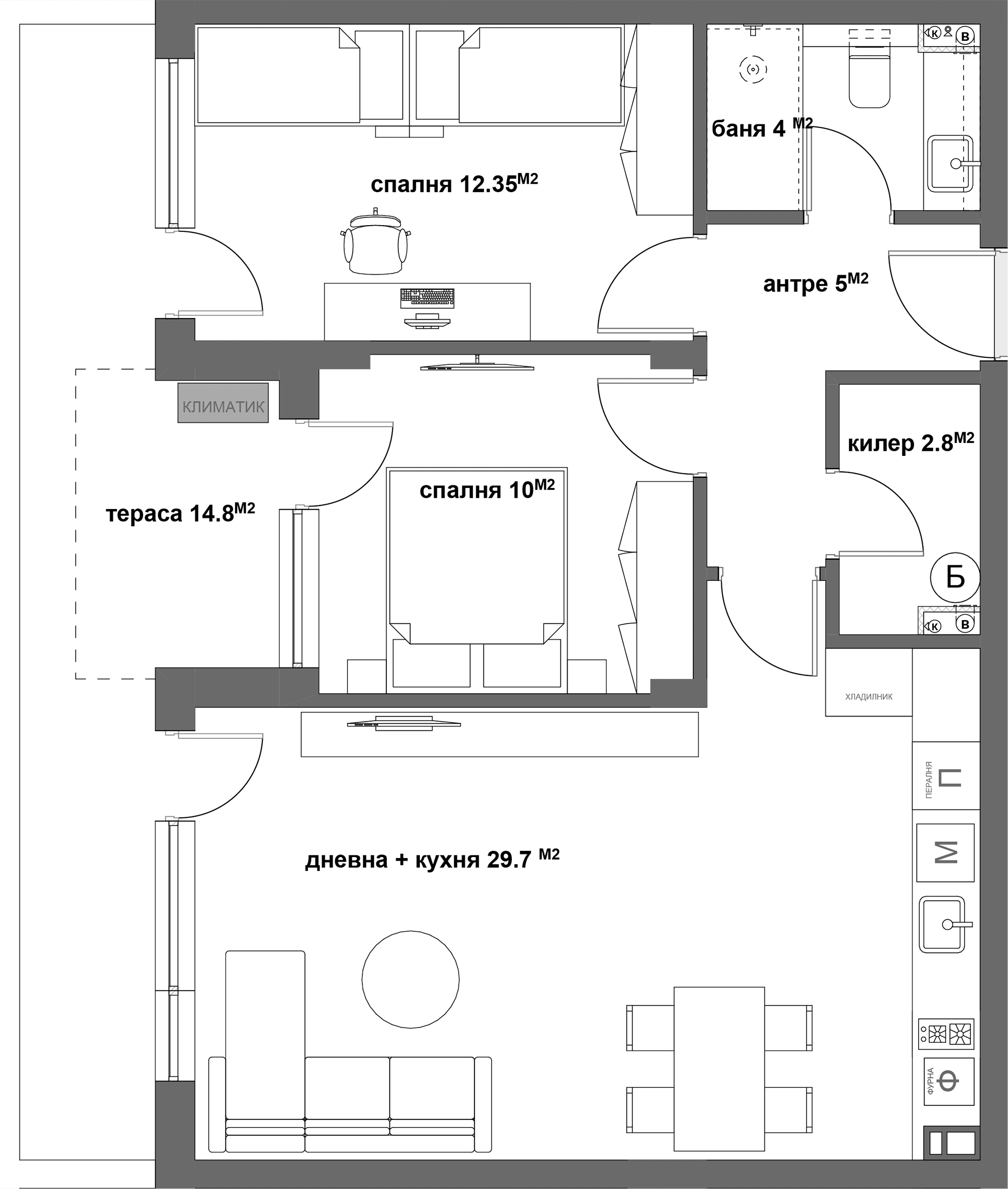 Apartment №8-graphic