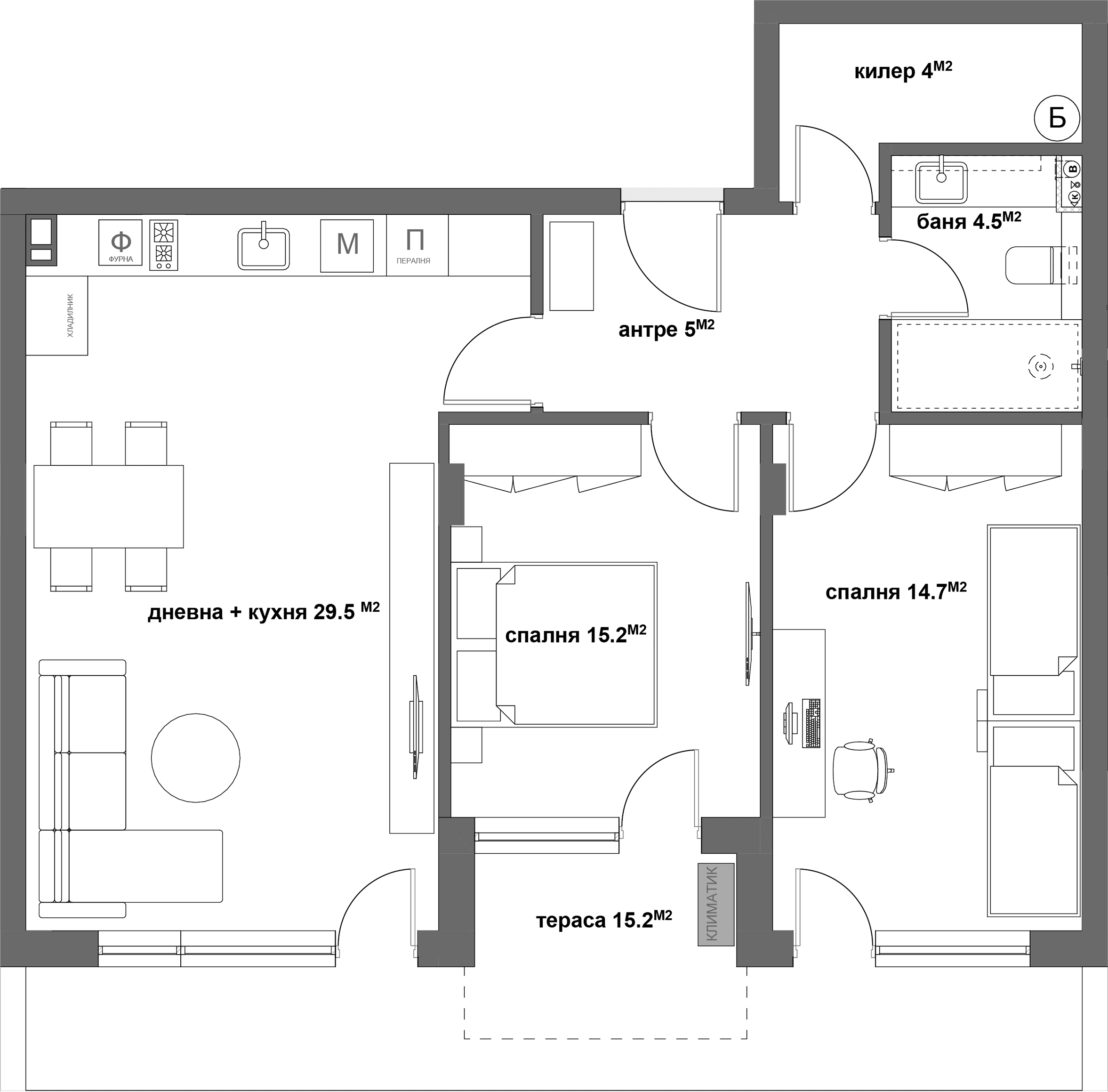 Apartment №15-graphic