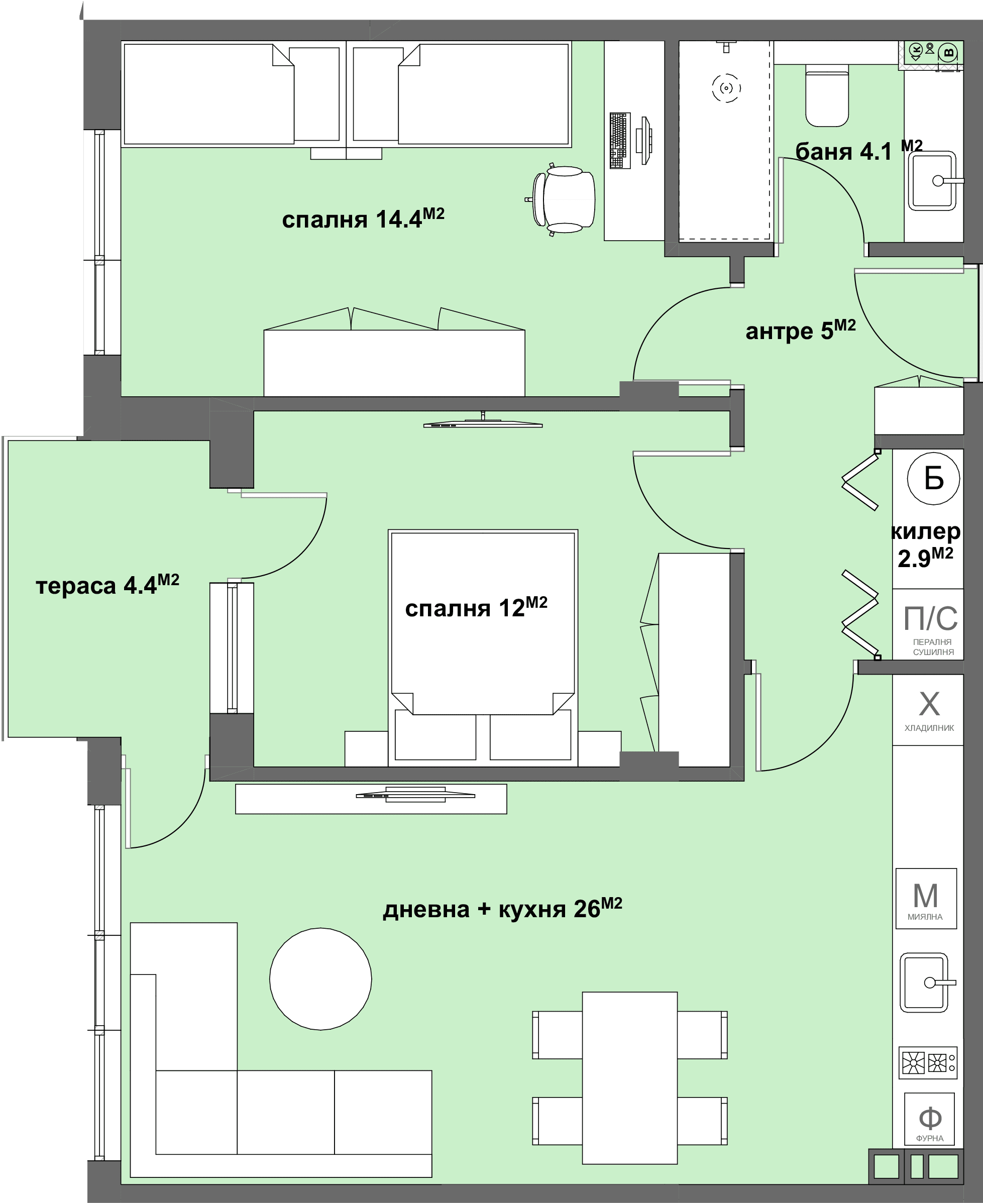 Apartment № 20-graphic