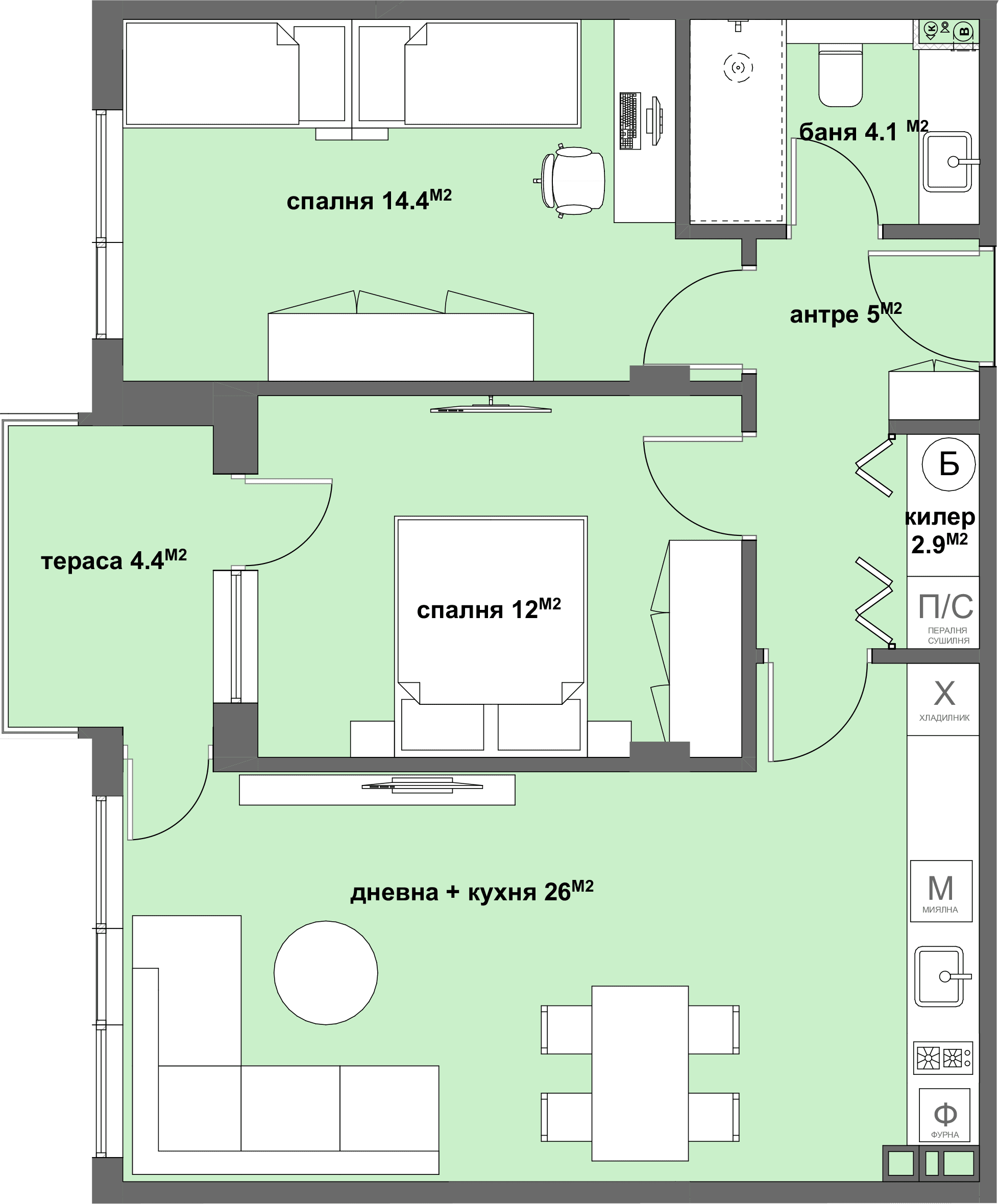 Apartment № 28-graphic