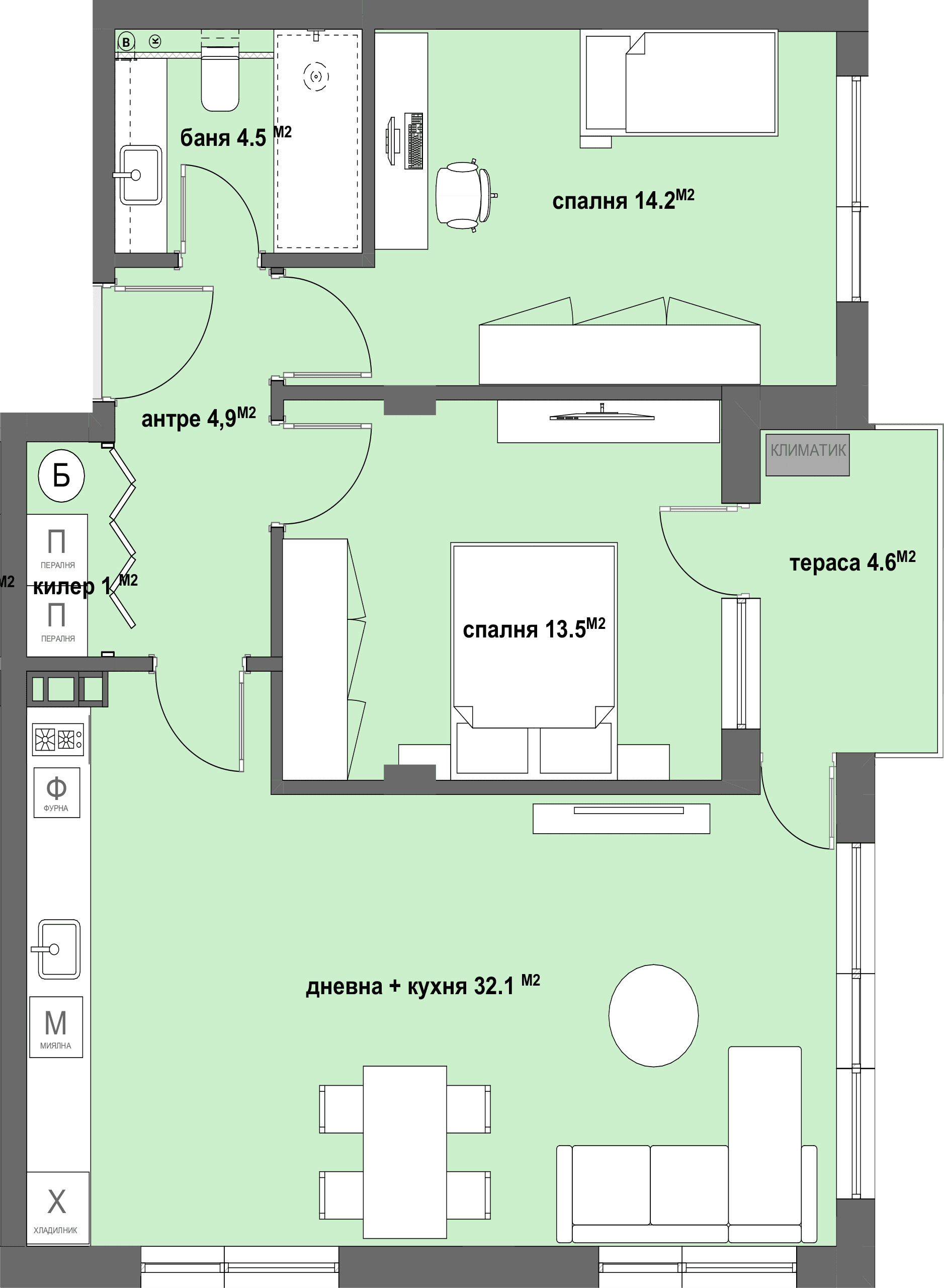 Апартамент № 34-graphic