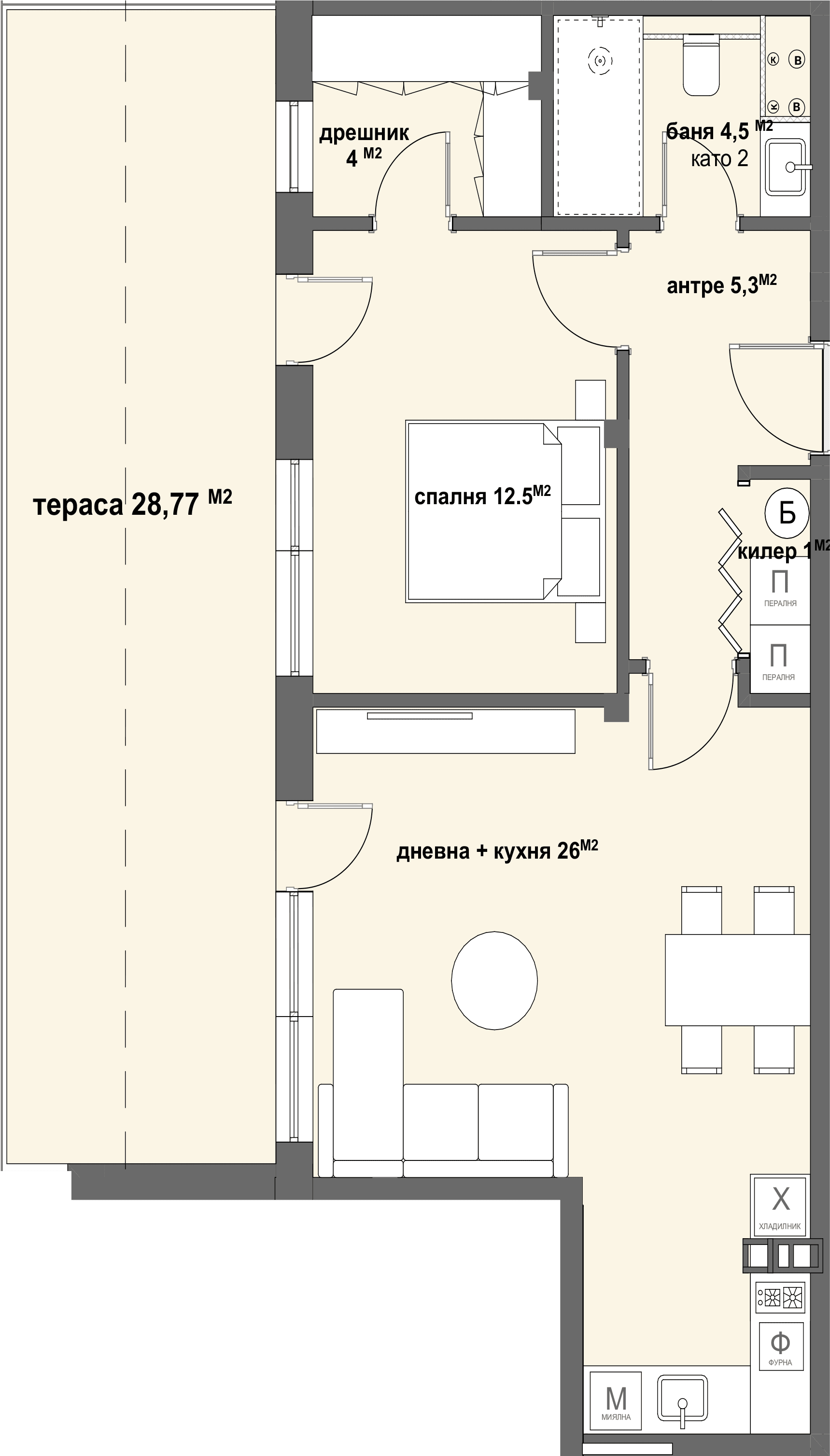 Апартамент № 57-graphic