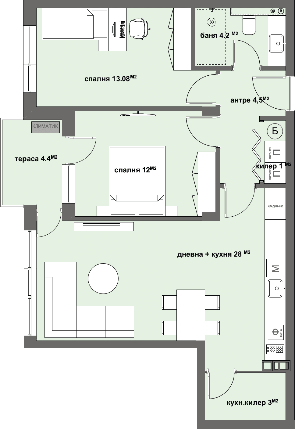 Апартамент № 1-graphic